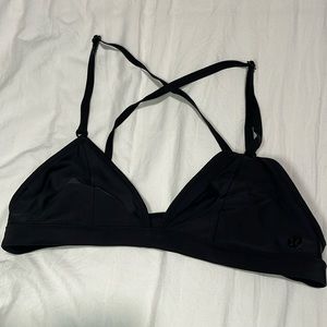 Lululemon Black Crisscross Swimsuit Top